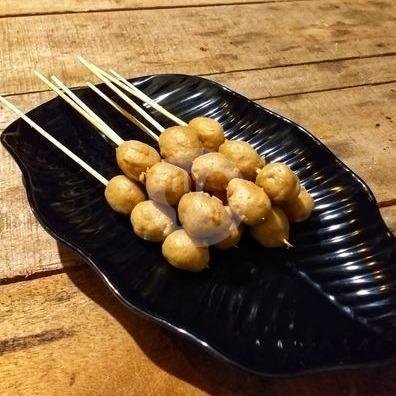 Sate Tempura menu Angkringan Koboy, RE Martadinata