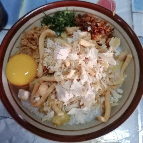 Chestiik menu Bubur Ayam Pertok Pak Atmo