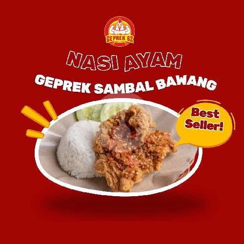 Es Teh Manis Jumbo menu Ayam Geprek 62, Tenggilis Mejoyo