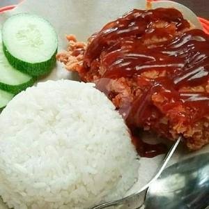 Chicken Rice Bowl Barbeque menu Waroeng Inyai, Olo Ladang