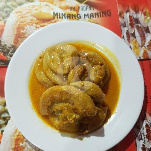 Nasi Tongkol menu Restoran Padang Minang Maning, Gedong Tengen