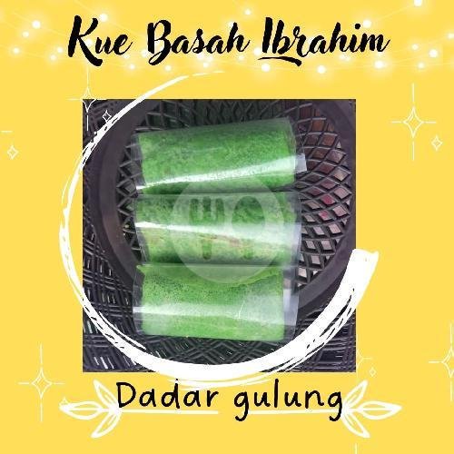 Dadar Gulung Hijau menu KUE BASAH DAN AWUG IBRAHIM, Cijagra Lengkong