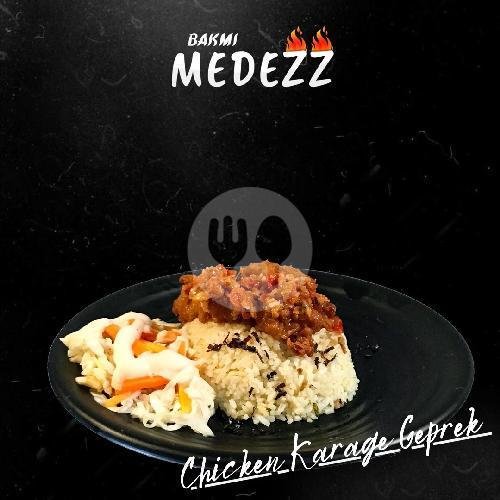 Medezz Ceker menu BAKMI MEDEZZ