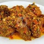 Nasi Ayam Kecap + Sayur menu Burjo SBM Uns, Ngoresan