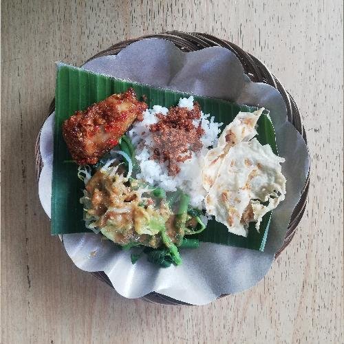 Paket Nasi Pecel Telur Dadar menu Nasi Pecel Kediri Amanah, Condongcatur