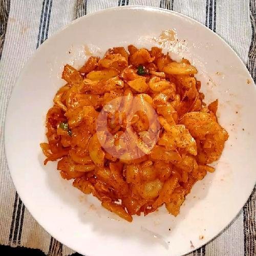 Cireng Ayam Suwir+Mie menu Kedai Aneka Seblak Amanah, Kali Cipamokolan