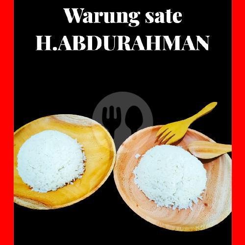 Lontong menu Sate H. ABDURROHMAN