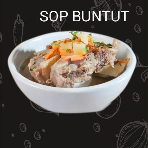 Soup Iga menu Sop Buntut Gelora Pancasila, Wonokromo