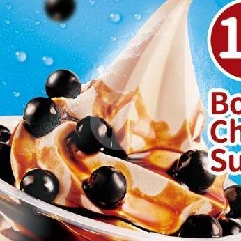 Chocolate Sundae menu Mixue Banda