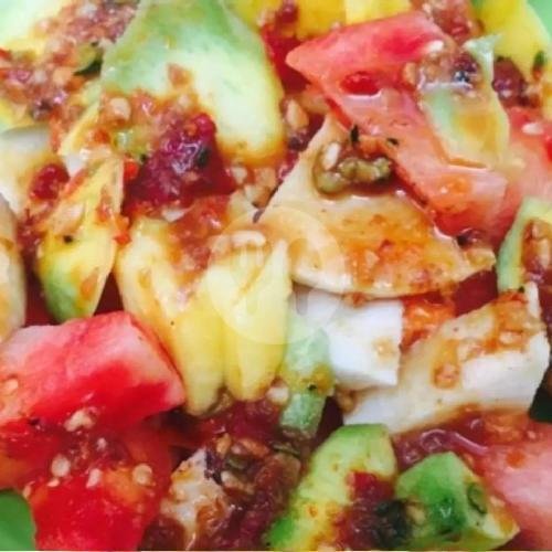 Salad Buah Rasa Taro 750ml menu Rujak Buah dan Salad Fresh, Margahayu