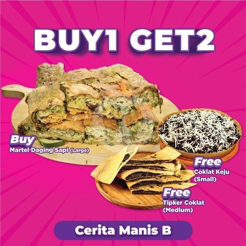 Cerita Manis B menu Martabak Pizza Orins, Surabaya Rungkut