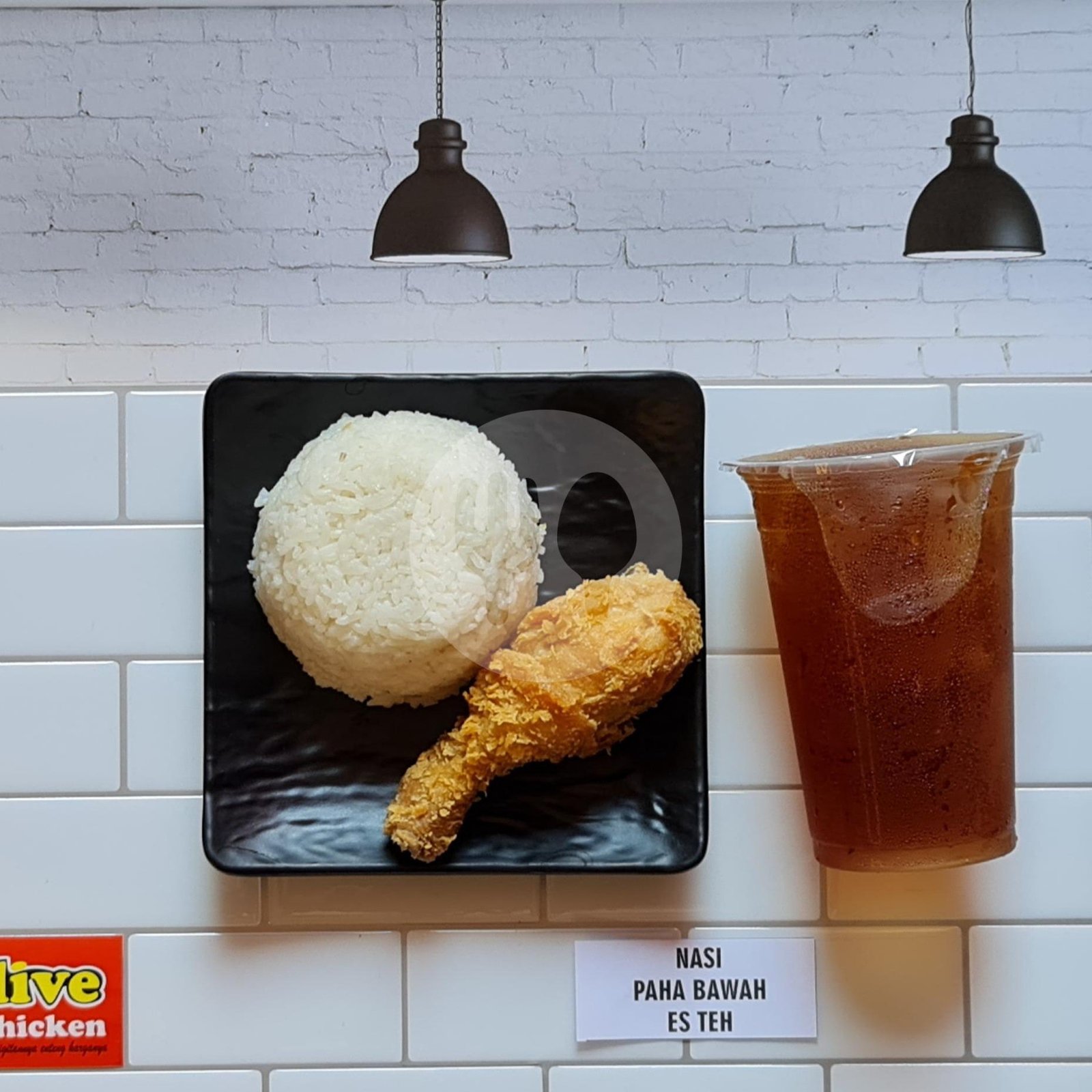 PAKET 3 ( NASI DADA +ESTEH ) menu Karen Chicken By Olive Fried Chicken, Ungaran Timur