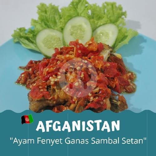 Afganistan Nasi menu Ayam Keliling Dunia, Kedawung