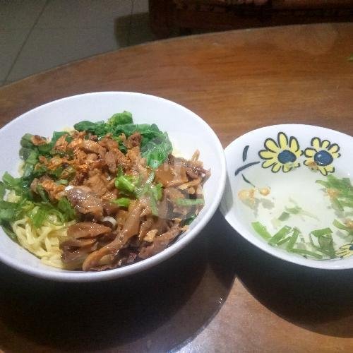 Mie Ayam Jamur menu Mie Ayam Pangsit Pak Gun, Samirono