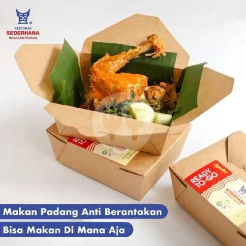 Paper Box Rames Rendang ( Kikil/ Dendeng ) menu Restoran Sederhana Kopo, JL. Kopo No. 465