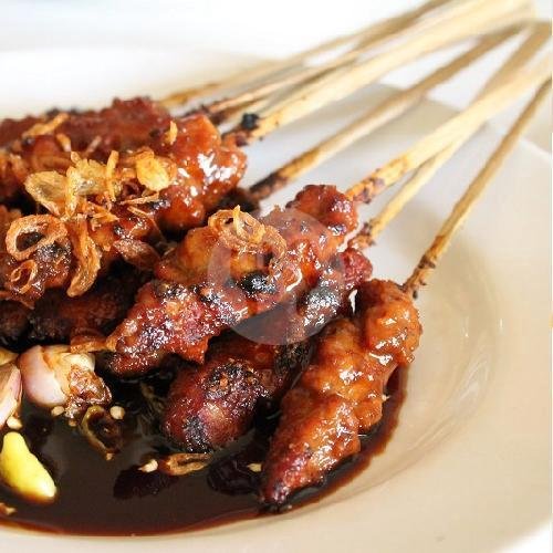 Sate Ayam 10 Tusuk Bumbu Kacang menu Warung Sate Madura Bang Ate, Kramat Jati