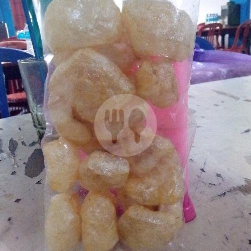 Krupuk Palembang menu Sate Padang & Masakan Padang Harapan Indah, Lowokwaru