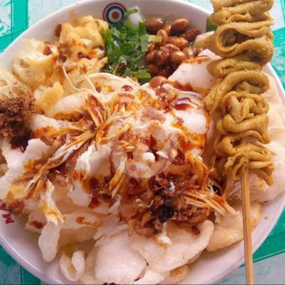 Bubur Ayam 1/2 Porsi + 1 Sate menu Bubur Ayam Lik Basir, Pancoran Barat