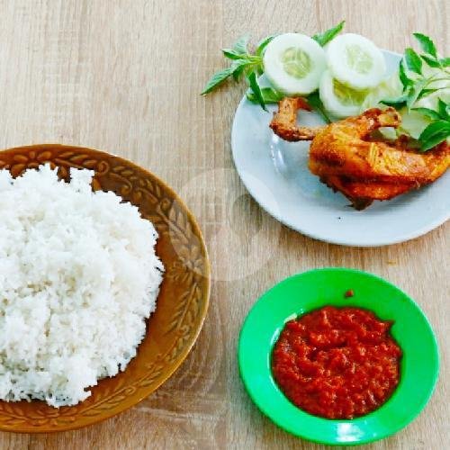 NASI BEBEK GORENG DADA/PAHA menu Ayam Goreng Lesehan Pak Din, Depok