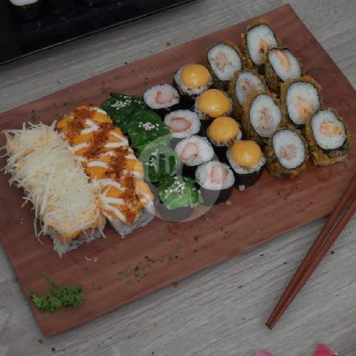 Paket A menu Oshi - Oshi Sushi, jatinangor
