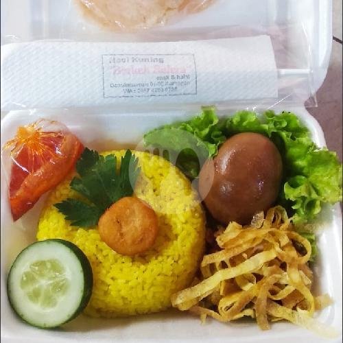 Nasi Kuning Telur Ayam Sterofoam menu Nasi Kuning Berkah Selera, Danukusuman