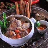 Perkedel Jagung menu SHSD Sambel Hejo Sambel Dadak, Cempaka Putih