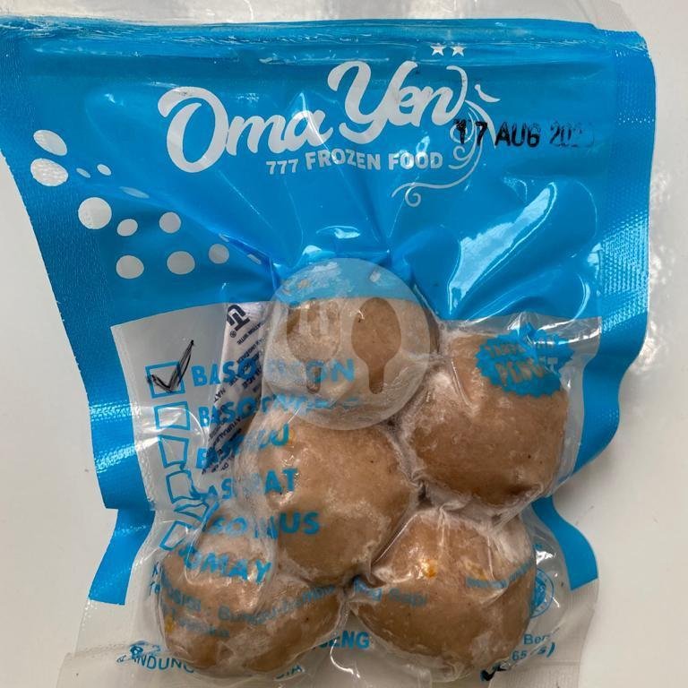 Baso Frozen Cincang 5pcs menu Bakso Malang Langgeng, BKR
