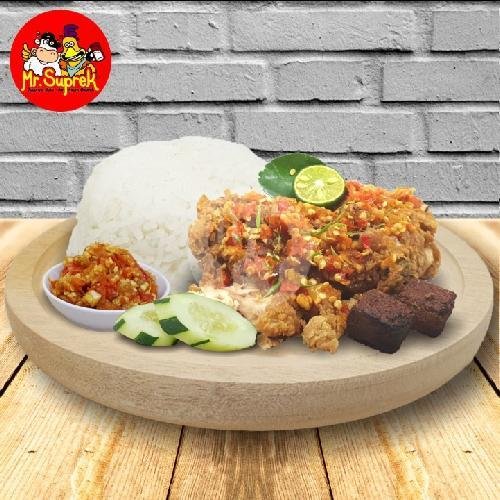 Ayam Geprek Roa + Nasi menu Ayam Geprek Mr. Suprek, Manukan