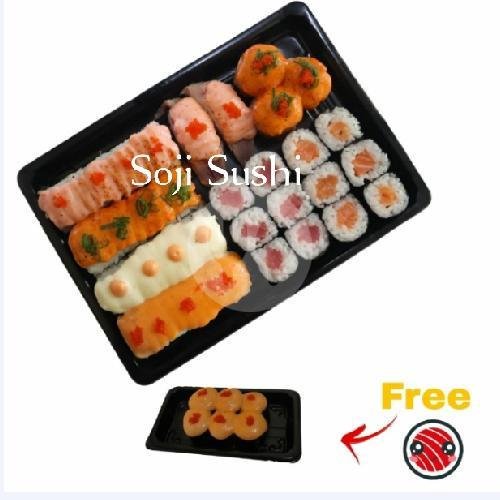 TOKYO PLATTER 17PCS menu Soji Sushi, Kayuringin Jaya