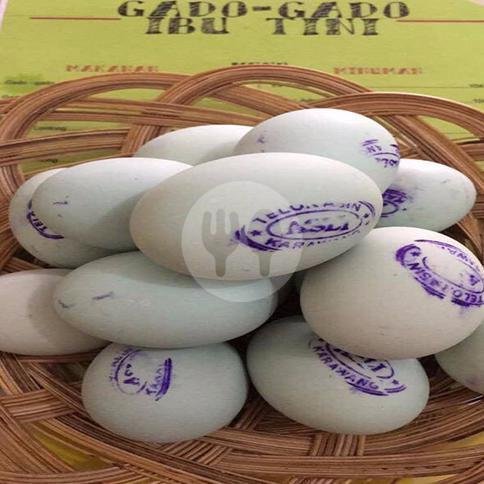 Lontong Isi menu Gado Gado Ibu Tini Meruya, Meruya Utara