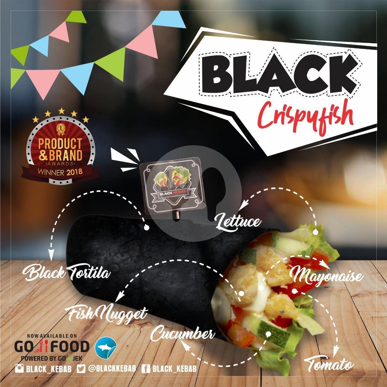 Black Kebab Full Beef Free Oregano menu Black Kebab, Sonosewu