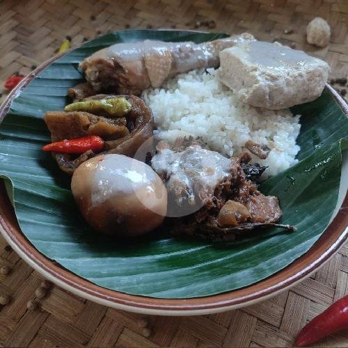 Nasi Gudeg menu Gudeg Ceker Margoyudan Bu Kasno