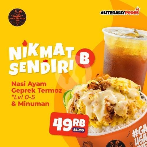 Nikmat Sendiri C menu Ayam Blenger PSP, Akses UI Depok