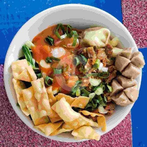 Pangsit Kuah + Pangsit Kering + Ayam + Sayuran menu Mie Ayam Dapur Sragen, Kemayoran