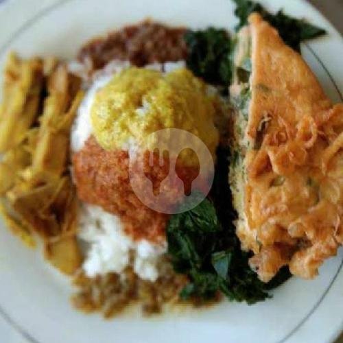 Nasi Pergedel menu RM Padang Minang Mananti 2, Mojosongo