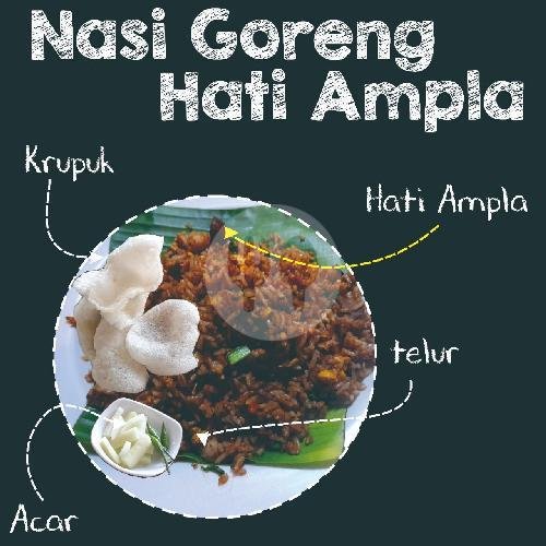Nasi Goreng + Ampela menu Nasi Goreng Ang Loe, Mojoroto