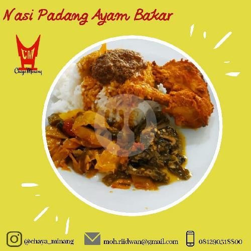 Nasi Padang Ayam Bakar menu Restoran Padang Chaya Minang, Tebet