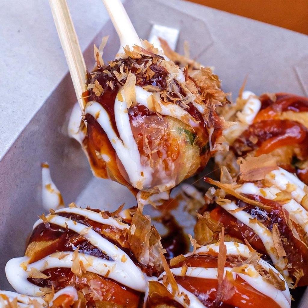 Takoyaki Isi 5 Cumi menu Takoyaki Disini, Pandega Marta