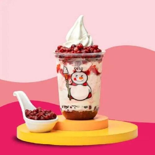 Chocolate Lucky Sundae menu Mixue, Cibadak