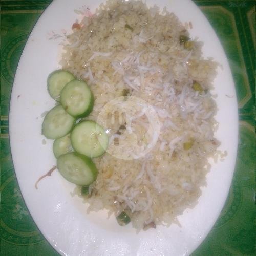 Nasi Goreng Kampung + Ayam + Ati Ampela menu Nasi Goreng Pak De Ilham, Al Falah Duren Sawit
