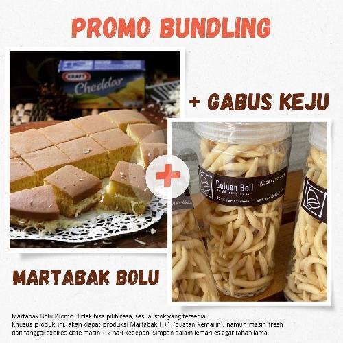 Martabak Bolu - Keju Coklat menu Martabak Bolu Golden Bell, Dangdeur Indah II No. 1