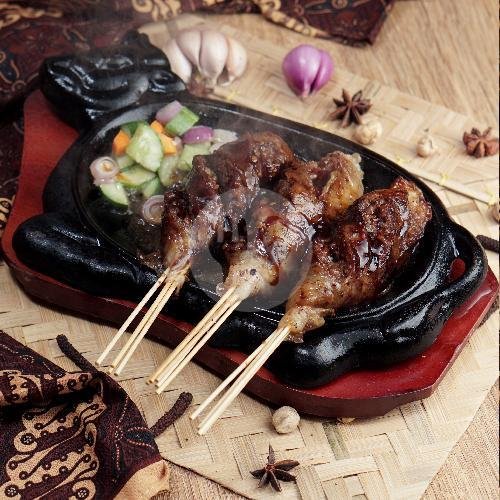 Sate Kambing Polos menu Sate Kardjan, Pasir Kaliki