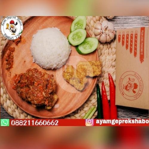 Ice Chocolate Cheese Premium 16oz menu Ayam Geprek Shabo