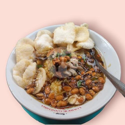 Bubur Ayam Kuah Kuning menu Burjo Pasundan, Klitren
