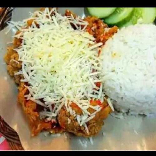 Paket Geprek Jamur Crispy menu DapurQu Fasa, Sukun