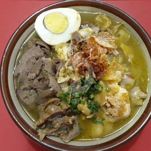 Soto Daging Sapi menu Soto Ayam Surabaya Pak Karso, Metro Trade Center