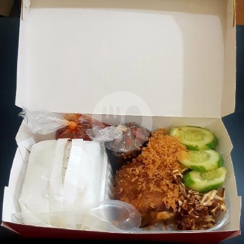 Nasi + Ayam Goreng Serundeng Dada menu Indra Rasa, Leuwi Panjang