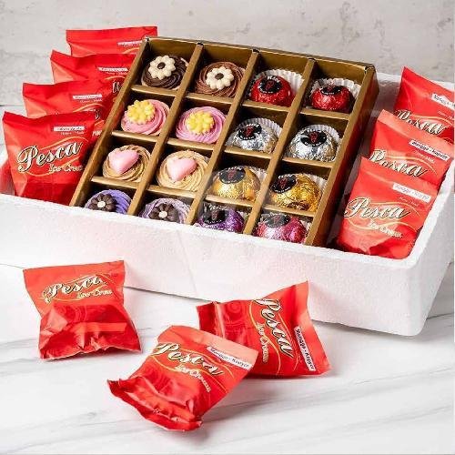 Hamper Petite Mix Ice Cream menu Pesca Ice Cream, Puri Indah