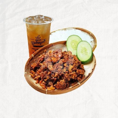 Dahsyat 4 menu Geprek Dahsyat Bu Rahma, Jendral Sudirman