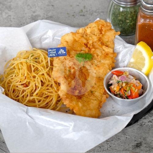 Fish And Cheesy Pasta (Lrg) menu Fish Lab, Duren Sawit